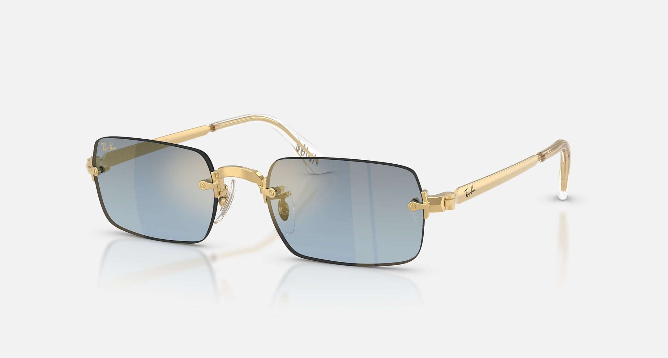 Ray-Ban RB3928 001/S2 - quarter view